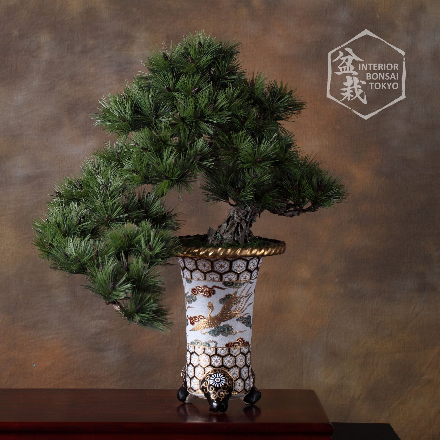 bonsai tree vase Artificial Bonsai】Murasaki Shikibu